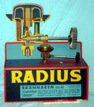 1) Quemador regulable